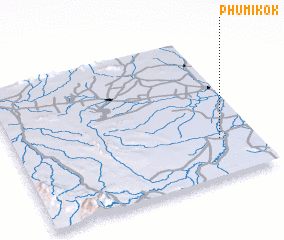 3d view of Phumĭ Kŏk