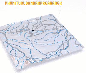 3d view of Phumĭ Tuŏl Dâmnăk Preăh Ângk