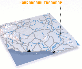 3d view of Kampong Bukit Benador