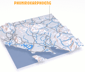 3d view of Phumĭ Rôkar Phœ̆ng