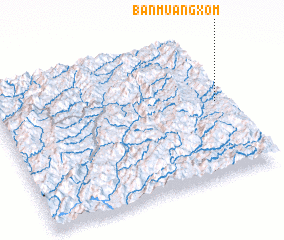 3d view of Ban Muangxôm