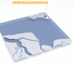 3d view of Kampong Gunong Soga