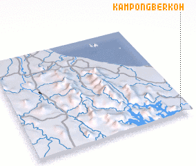 3d view of Kampong Berkoh