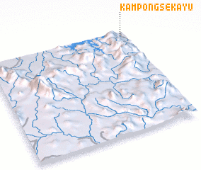 3d view of Kampong Sekayu