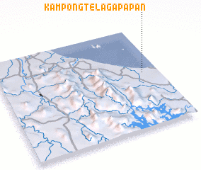 3d view of Kampong Telaga Papan