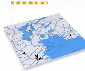 3d view of Phumĭ Koŭk Phchœ̆k