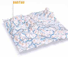 3d view of Bản Tau