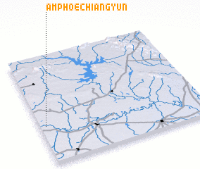 3d view of Amphoe Chiang Yun