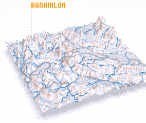 3d view of Bản Him Lom