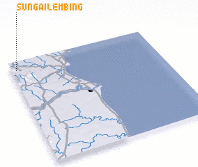 3d view of Sungai Lembing