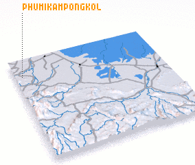 3d view of Phumĭ Kâmpóng Kól