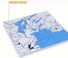 3d view of Phumĭ Ta Pho