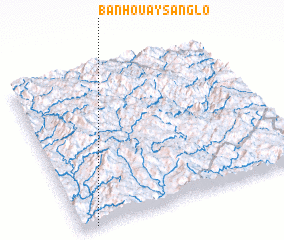 3d view of Ban Houay Sang Lo