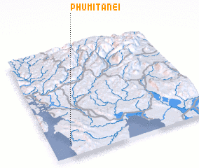 3d view of Phumĭ Tanei