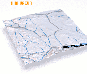 3d view of Xinhuacun