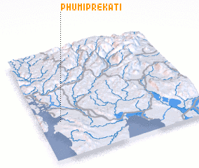 3d view of Phumĭ Prêk Ati