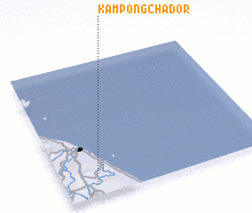 3d view of Kampong Chador