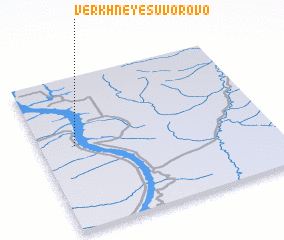 3d view of Verkhneye Suvorovo