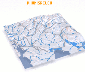 3d view of Phumĭ Srê Leu