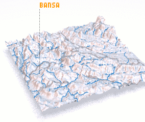 3d view of Bản Sa