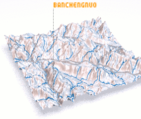 3d view of Bản Chêng Nươ