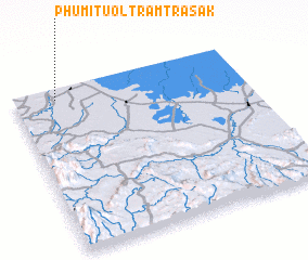 3d view of Phumĭ Tuŏl Trăm Trâsák