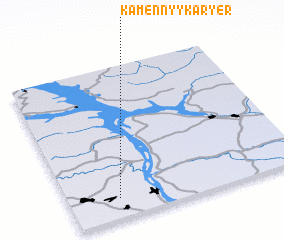 3d view of Kamennyy Kar\