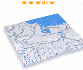 3d view of Phumĭ Chhnăl Moăn