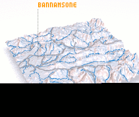 3d view of Ban Nam Sone