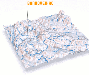 3d view of Bản Houei Hao