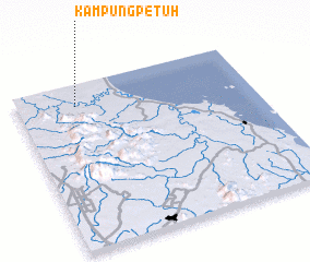 3d view of Kampung Petuh