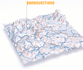 3d view of Bản Houei Tione