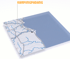 3d view of Kampung Padang