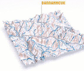 3d view of Bản Nam Meuk