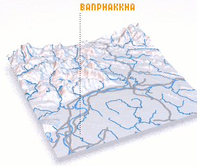 3d view of Ban Phak Kha