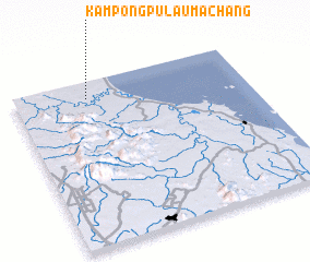 3d view of Kampong Pulau Machang