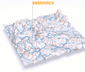 3d view of Bản Poun Co