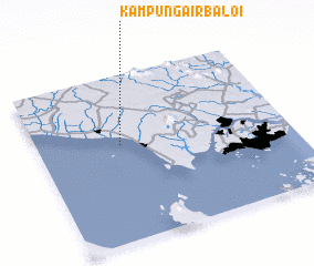 3d view of Kampung Air Baloi