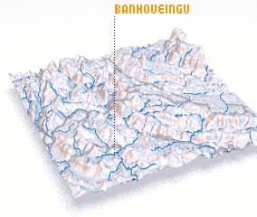 3d view of Bản Houei Ngu