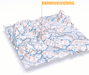 3d view of Bản Houei Ke Ning