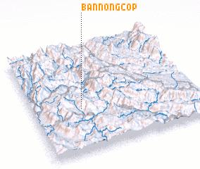 3d view of Bản Nong Cop