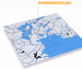 3d view of Phumĭ Dâmnăk Chăs