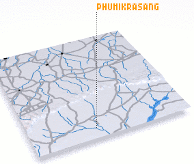 3d view of Phumĭ Krâsăng