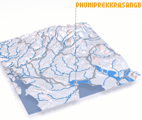 3d view of Phumĭ Prêk Krâsăng (1)