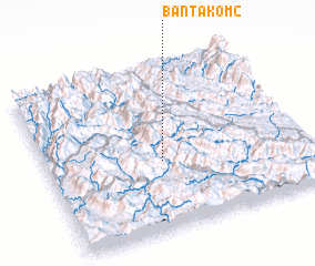 3d view of Bản Ta Kom (2)