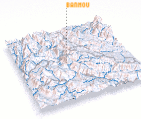 3d view of Bản Mou