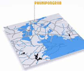 3d view of Phumĭ Pôngrô (1)