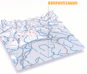 3d view of Ban Phon Sawan