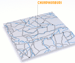 3d view of Chumphon Buri