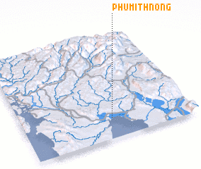 3d view of Phumĭ Thnóng